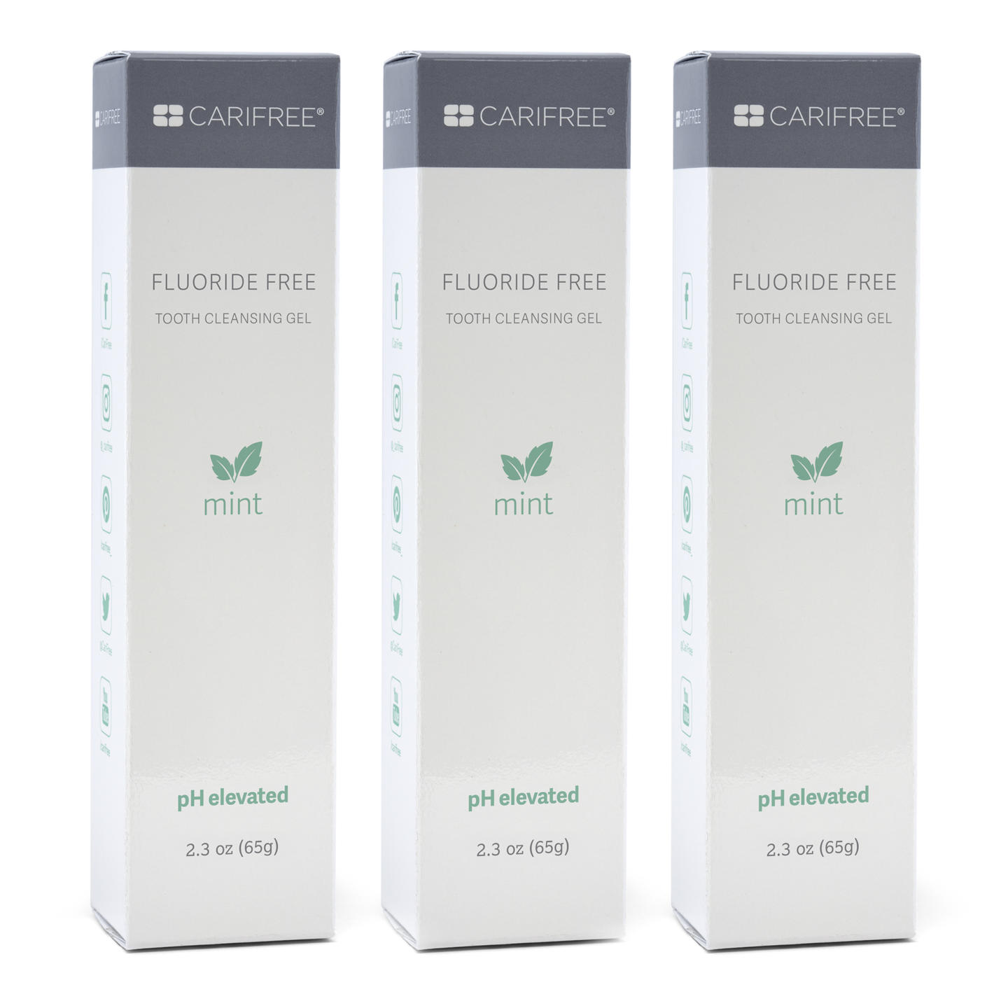 Try Our Fluoride Free Gel 3Pack CariFree
