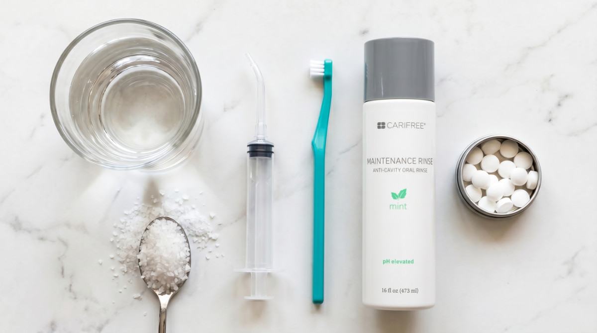 Oral routine kit for how to get rid of bad breath from wisdom teeth