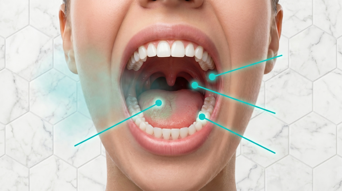 bad breath diagnostic map