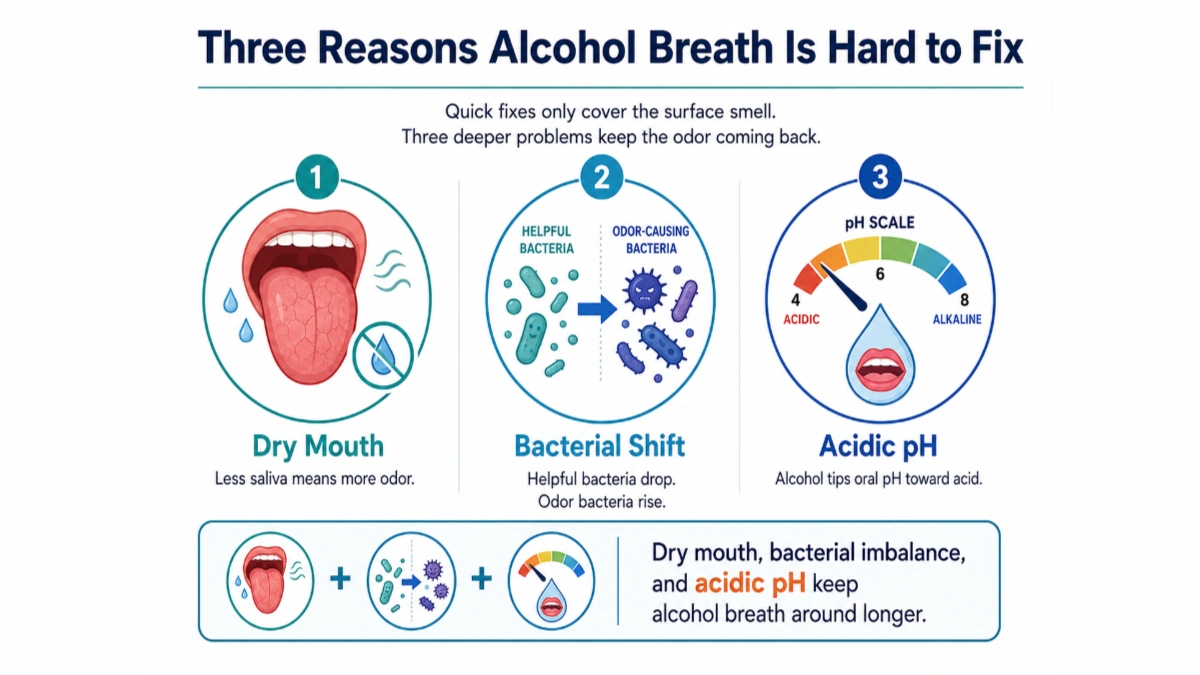 Reasons Alcohol Breath Is Hard to Fix Diagram